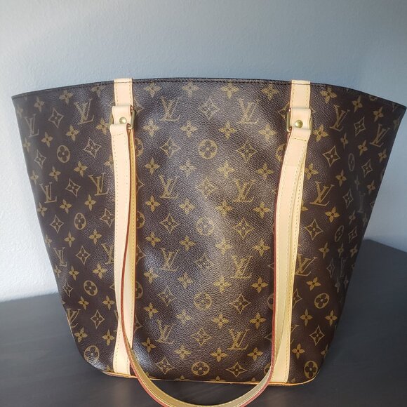 Louis Vuitton Sac Shopping Tote - Vintage Monogram w/ Replaced Handles from LV - Picture 6 of 17